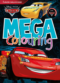 Book Cover for Disney Pixar Cars Mega Colouring by Parragon Books Ltd