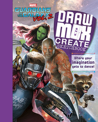 Book Cover for Marvel Guardians of the Galaxy Vol. 2 Draw, Mix, Create Sketchbook by Parragon Books Ltd