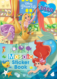 Book Cover for Disney Princess Mosaic Sticker Book by Parragon Books Ltd