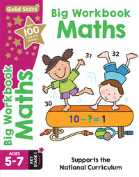 Book Cover for Gold Stars Big Workbook Maths Ages 5-7 Key Stage 1 by Anita Loughrey