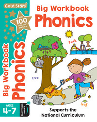 Book Cover for Gold Stars Big Workbook Phonics Ages 4-7 Early Years and KS1 by Nina Filipek