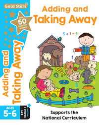 Book Cover for Gold Stars Adding and Taking Away Ages 5-6 Key Stage 1 by Paul and Ann Broadbent Ltd