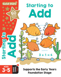 Book Cover for Gold Stars Starting to Add Ages 3-5 Early Years by David and Penny Glover