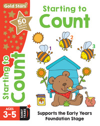 Book Cover for Gold Stars Starting to Count Ages 3-5 Early Years by David and Penny Glover