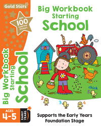 Book Cover for Gold Stars Big Workbook Starting School Ages 4-5 Early Years by Frances Mackay, David and Penny Glover