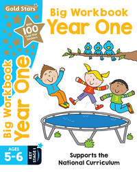 Book Cover for Gold Stars Big Workbook Year One Ages 5-6 Key Stage 1 by Nina Filipek