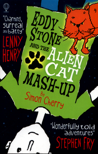 Book Cover for Eddy Stone and the Alien Cat Mash-Up by Simon Cherry
