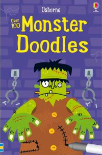 Book Cover for Over 100 Monster Doodles by Fiona Watt