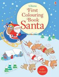Book Cover for First Colouring Book Santa by Jessica Greenwell