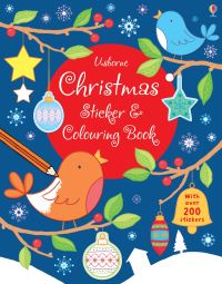 Book Cover for Christmas Sticker and Colouring Book by Jessica Greenwell