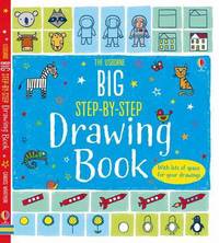 Book Cover for Big Step-by-Step Drawing Book by Fiona Watt
