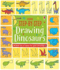Book Cover for Step-by-Step Drawing Dinosaurs by Fiona Watt