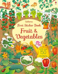 Book Cover for First Sticker Book Fruit and Vegetables by Hannah Watson