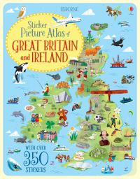 Book Cover for Sticker Picture Atlas of Great Britain and Ireland by Jonathan Melmoth