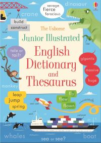 Book Cover for The Usborne Junior Illustrated English Dictionary and Thesaurus by Felicity Brooks, James Maclaine, Hannah Wood