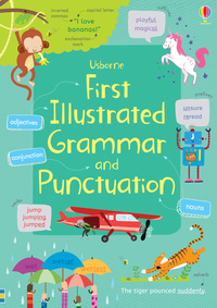 Book Cover for Usborne First Illustrated Grammar and Punctuation by Jane Bingham