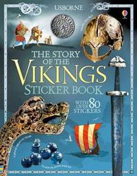 Book Cover for Story of the Vikings Sticker Book by Megan Cullis