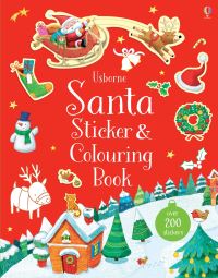 Book Cover for Santa Sticker and Colouring Book by Sam Taplin