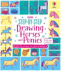 Book Cover for Step-by-Step Drawing Horses and Ponies by Fiona Watt