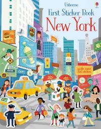 Book Cover for First Sticker Book New York by James Maclaine