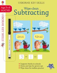 Book Cover for Wipe-Clean Subtracting 5-6 by Holly Bathie
