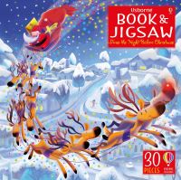 Book Cover for Usborne Book and Jigsaw 'Twas the Night Before Christmas by Lesley Sims