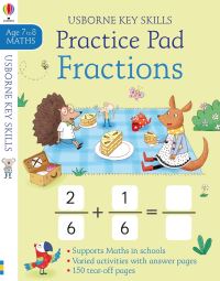 Book Cover for Fractions Practice Pad 7-8 by Holly Bathie, Simon Tudhope