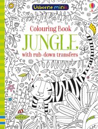 Book Cover for Colouring Book Jungle With Rub Downs by Sam Smith