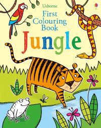Book Cover for First Colouring Book Jungle by Alice Primmer