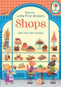 Book Cover for Little First Stickers Shops by Abigail Wheatley
