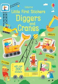 Book Cover for Little First Stickers Diggers and Cranes by Hannah Watson