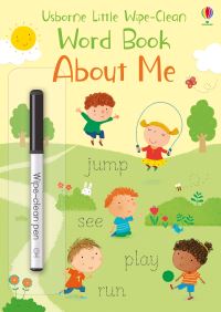 Book Cover for Little Wipe-Clean Word Book About Me by Felicity Brooks