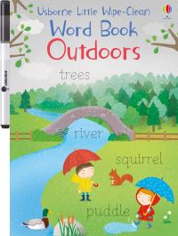 Book Cover for Little Wipe-Clean Word Book Outdoors by Felicity Brooks