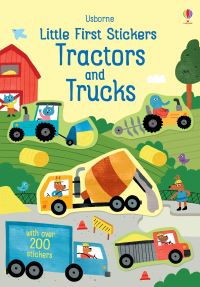 Book Cover for Little First Stickers Tractors and Trucks by Hannah Watson