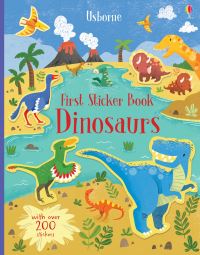 Book Cover for First Sticker Book Dinosaurs by Hannah Watson