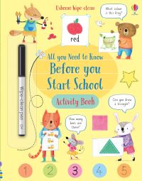 Book Cover for Wipe-Clean All You Need to Know Before You Start School Activity Book by Holly Bathie