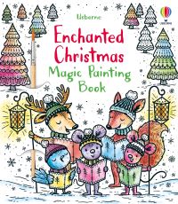 Book Cover for Enchanted Christmas Magic Painting Book by Fiona Watt