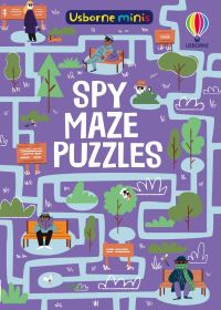 Book Cover for Spy Maze Puzzles by Kate Nolan