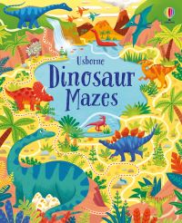 Book Cover for Dinosaur Mazes by Sam Smith