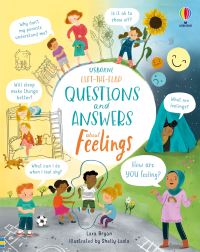 Book Cover for Usborne Lift-the-Flap Questions and Answers About Feelings by Lara Bryan