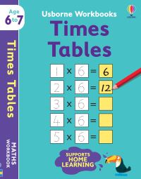 Book Cover for Usborne Workbooks Times Tables 6-7 by Holly Bathie