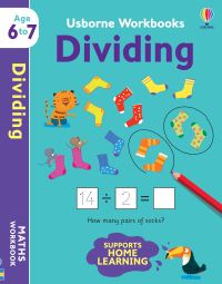 Book Cover for Usborne Workbooks Dividing 6-7 by Holly Bathie