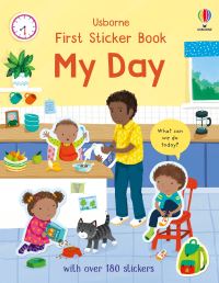Book Cover for First Sticker Book My Day by Holly Bathie