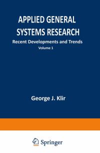 Book Cover for Applied General Systems Research II Systems Science by G Klir