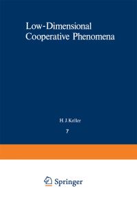 Book Cover for Low-Dimensional Cooperative Phenomena by H Keller