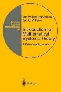 Book Cover for Introduction to Mathematical Systems Theory by Jan Willem Polderman, Jan C Willems