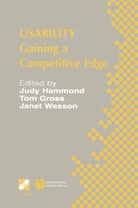 Book Cover for Usability by Judy Hammond, Tom Gross, Janet Wesson