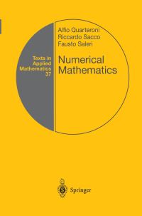 Book Cover for Numerical Mathematics by Alfio Quarteroni, Riccardo Sacco, Fausto Saleri