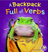 Book Cover for A Backpack Full of Verbs by Kristen McCurry