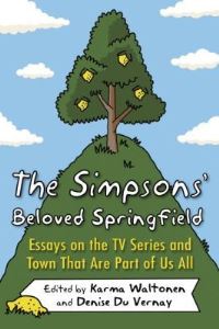 Book Cover for The Simpsons' Beloved Springfield by Karma Waltonen, Denise Du Vernay